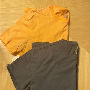 Polo Ralph Lauren T-Shirts in Orange and Gray Men’s Small